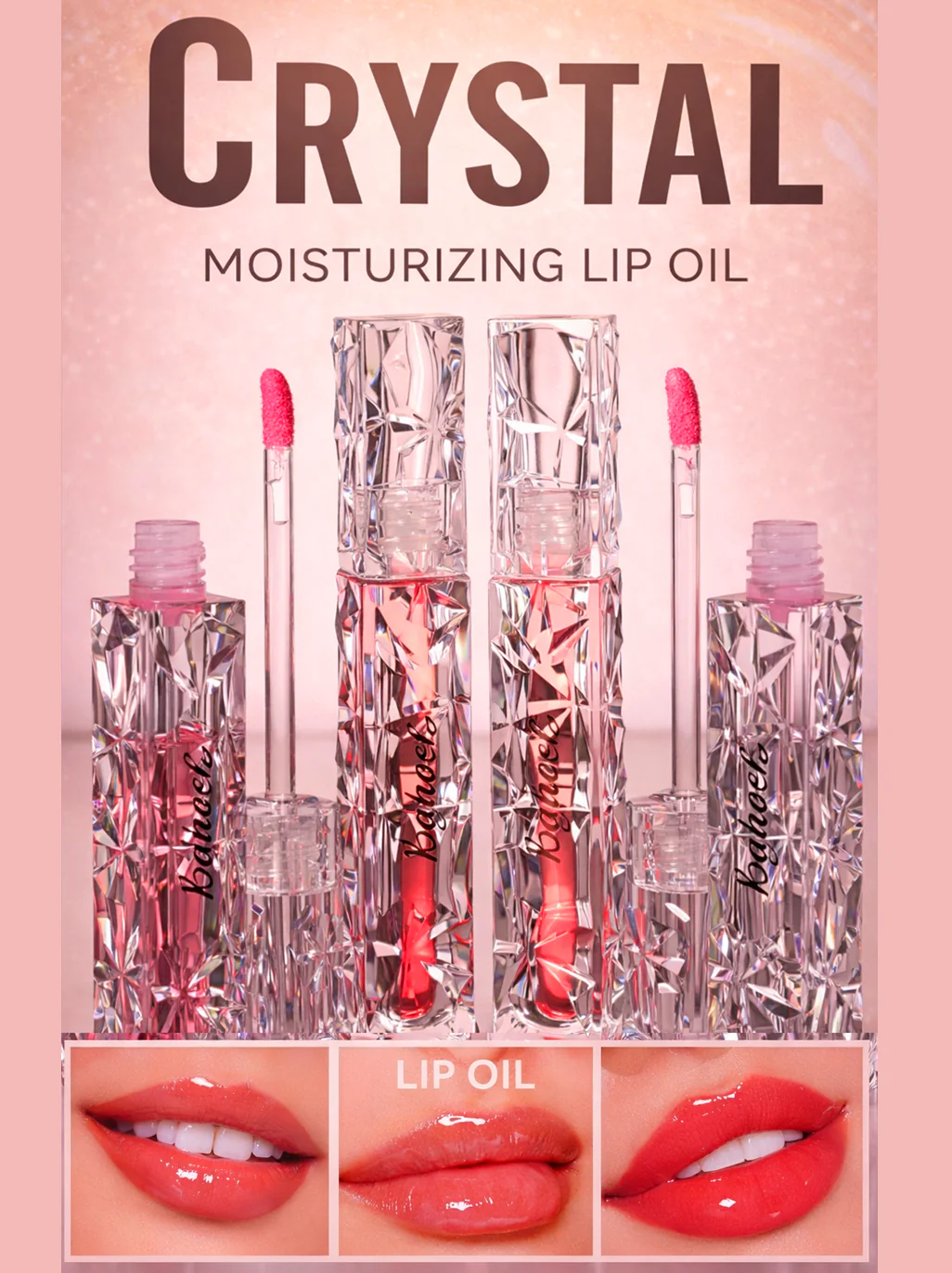 Crystal Moisturizing Lip Oil (Pack of 4 Pcs) - Image 2