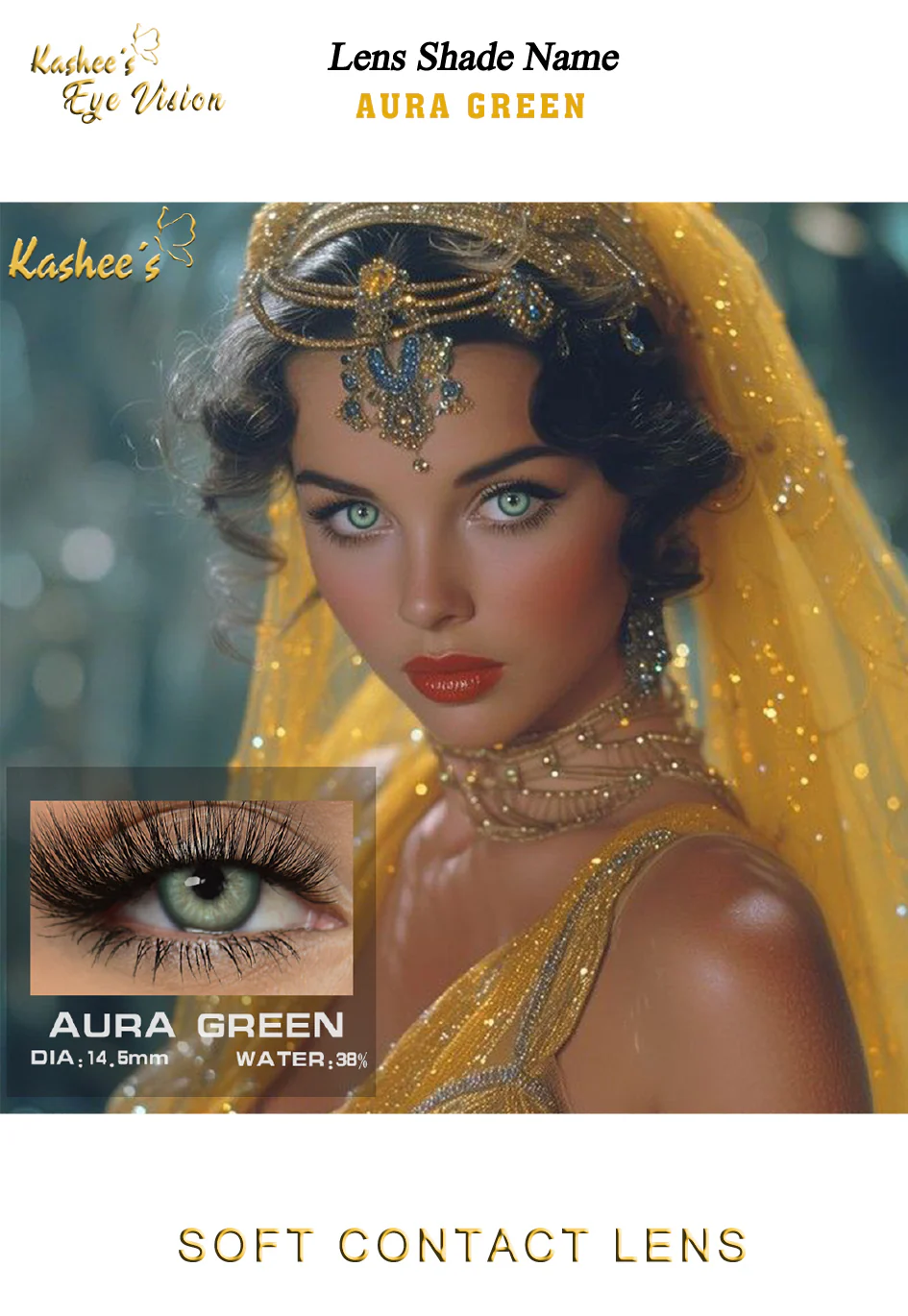 Kashees Lens Aura Green - Image 3