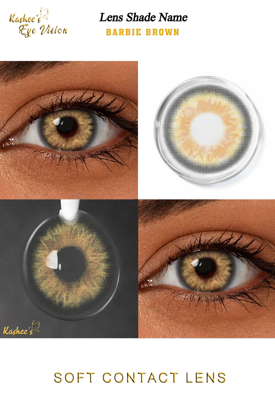 Kashees Lens Barbie Brown - Image 3