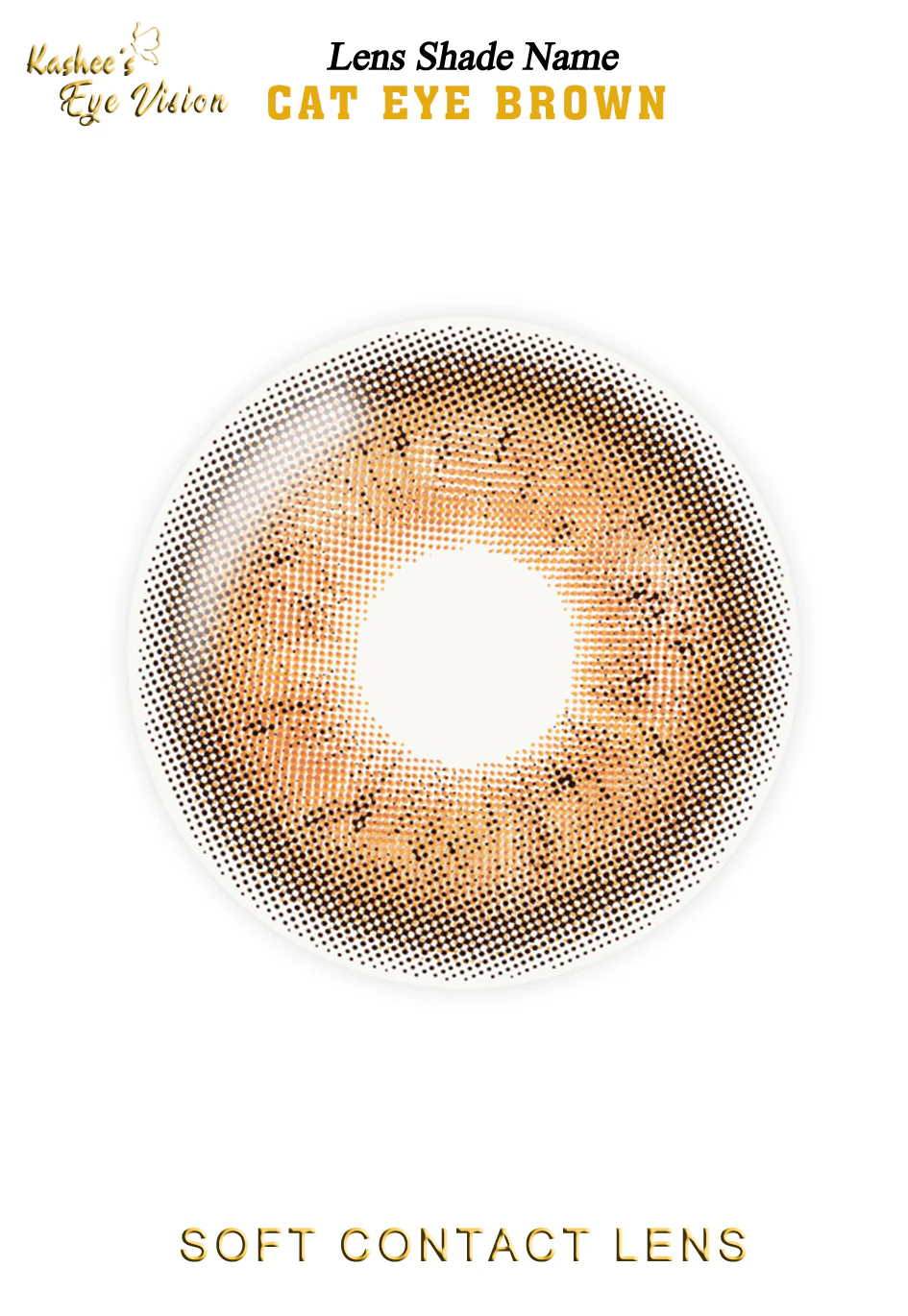 Kashees Lens Cat Eye Brown - Image 5