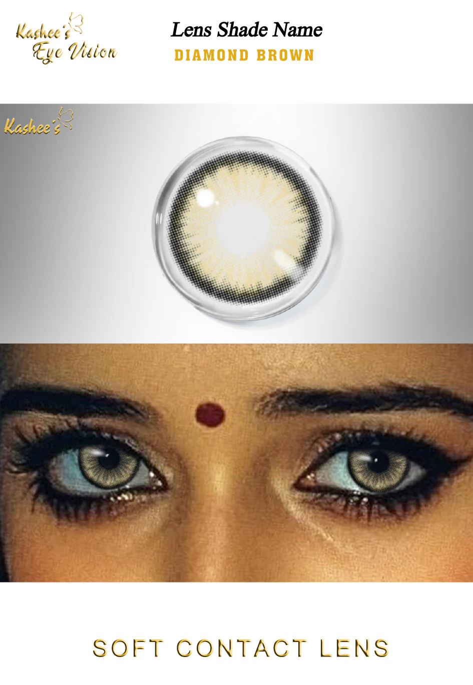 Kashees Lens Diamond Brown - Image 5