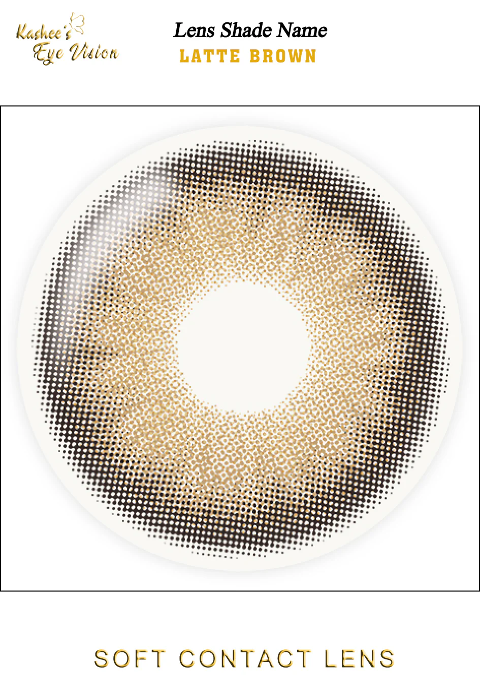 Kashees Lens Latte Brown - Image 5