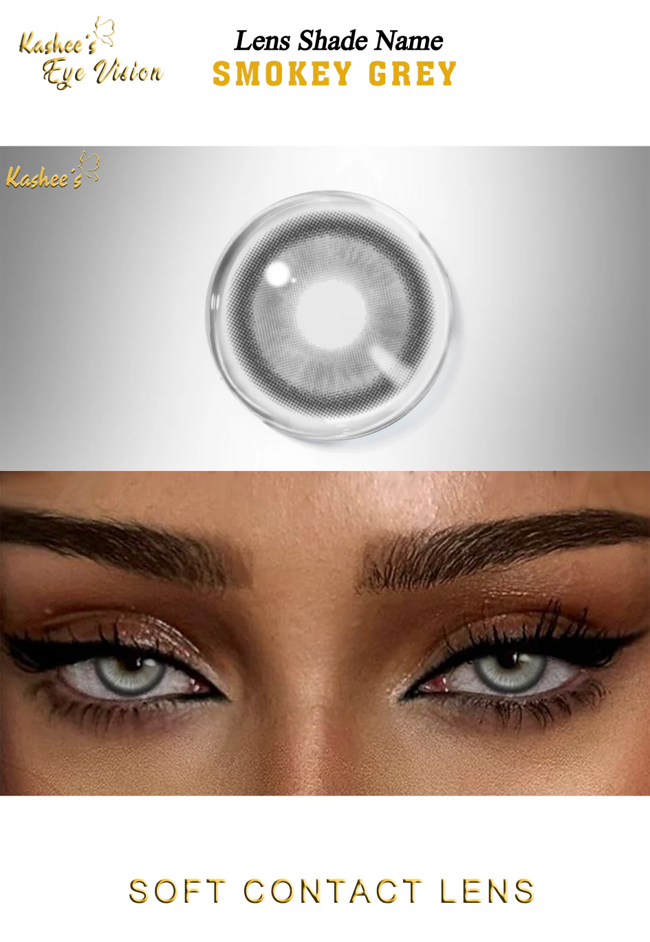 Kashees Lens Smokey Grey - Image 4