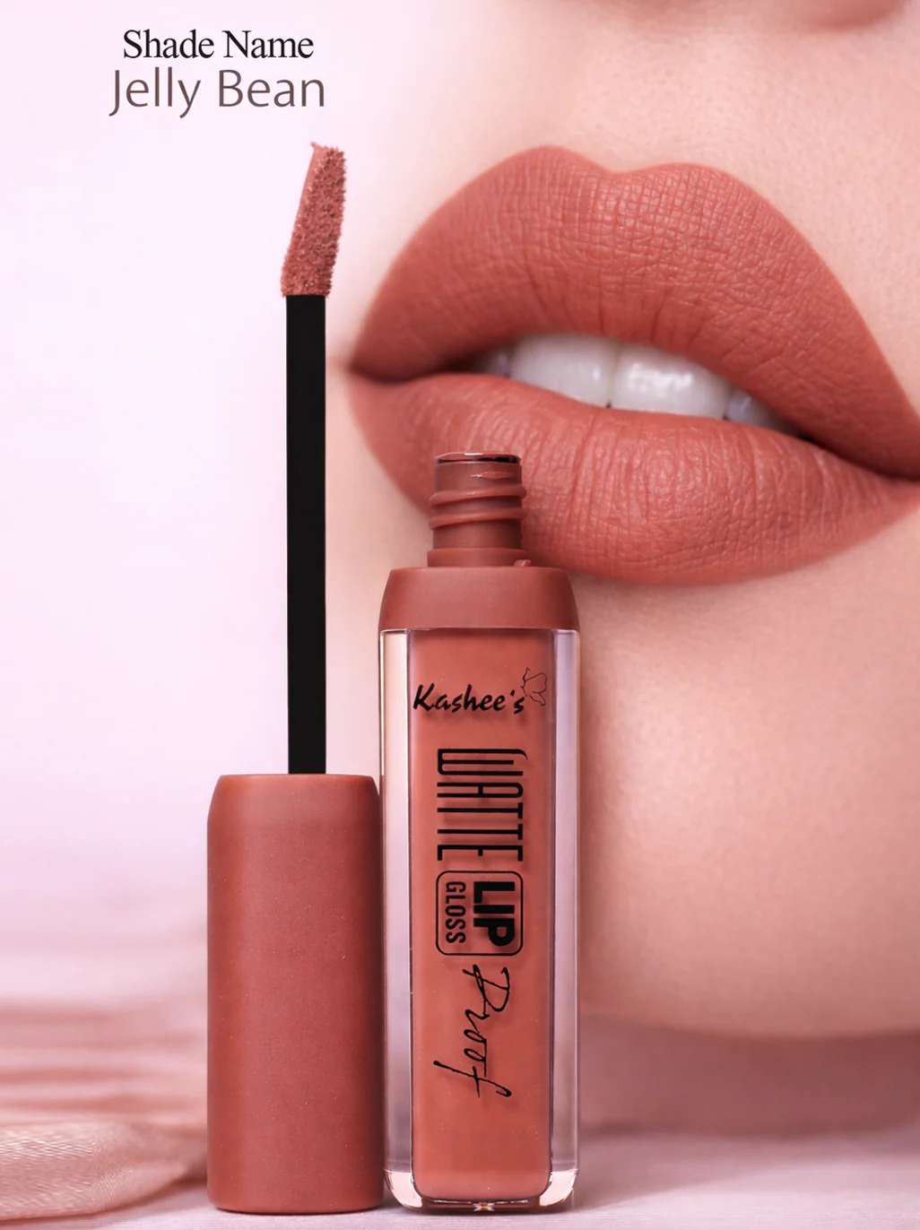 Matte Lip Gloss Waterproof (Pack of 6 Pcs) - Image 3
