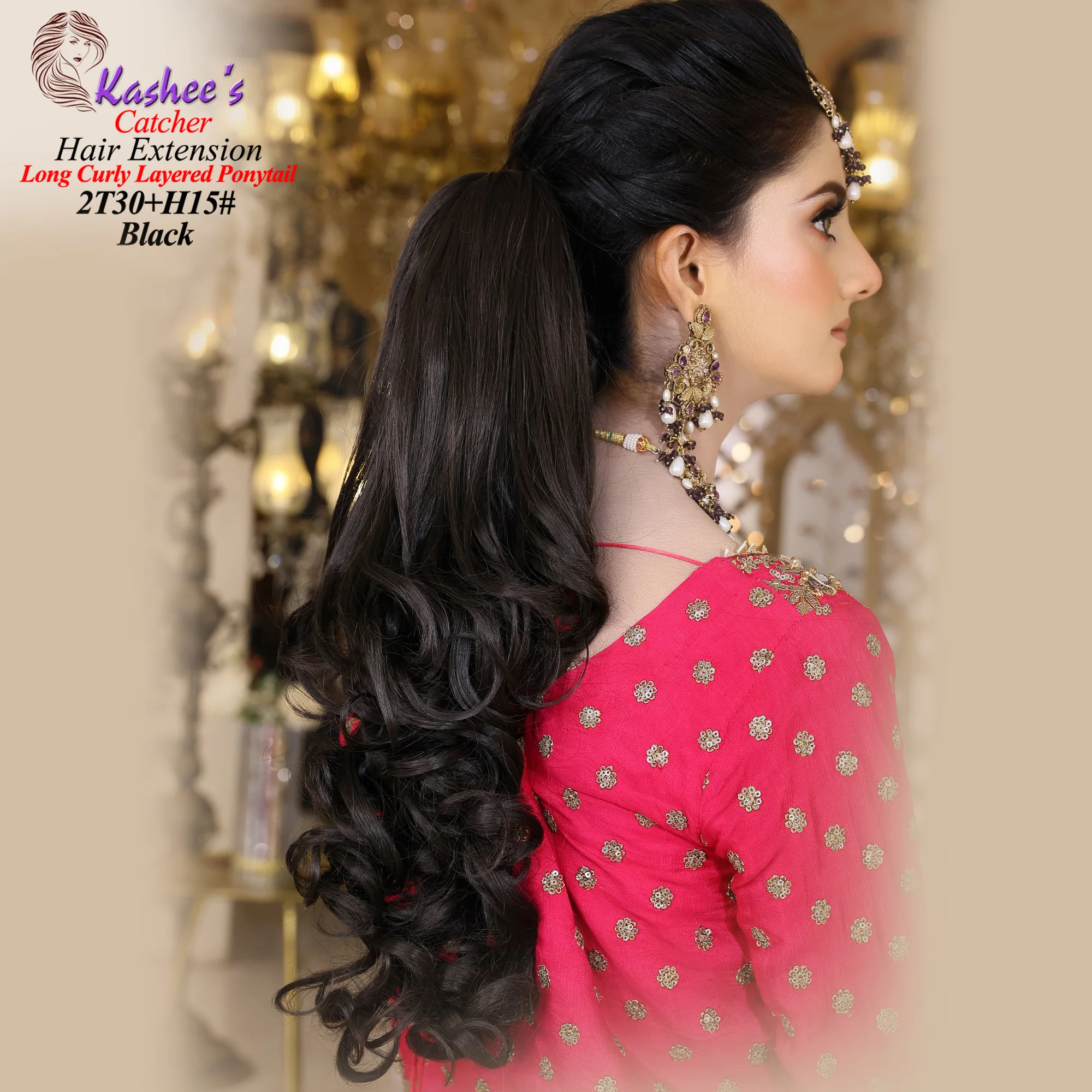 Ponytail Catcher (Black) - Image 2