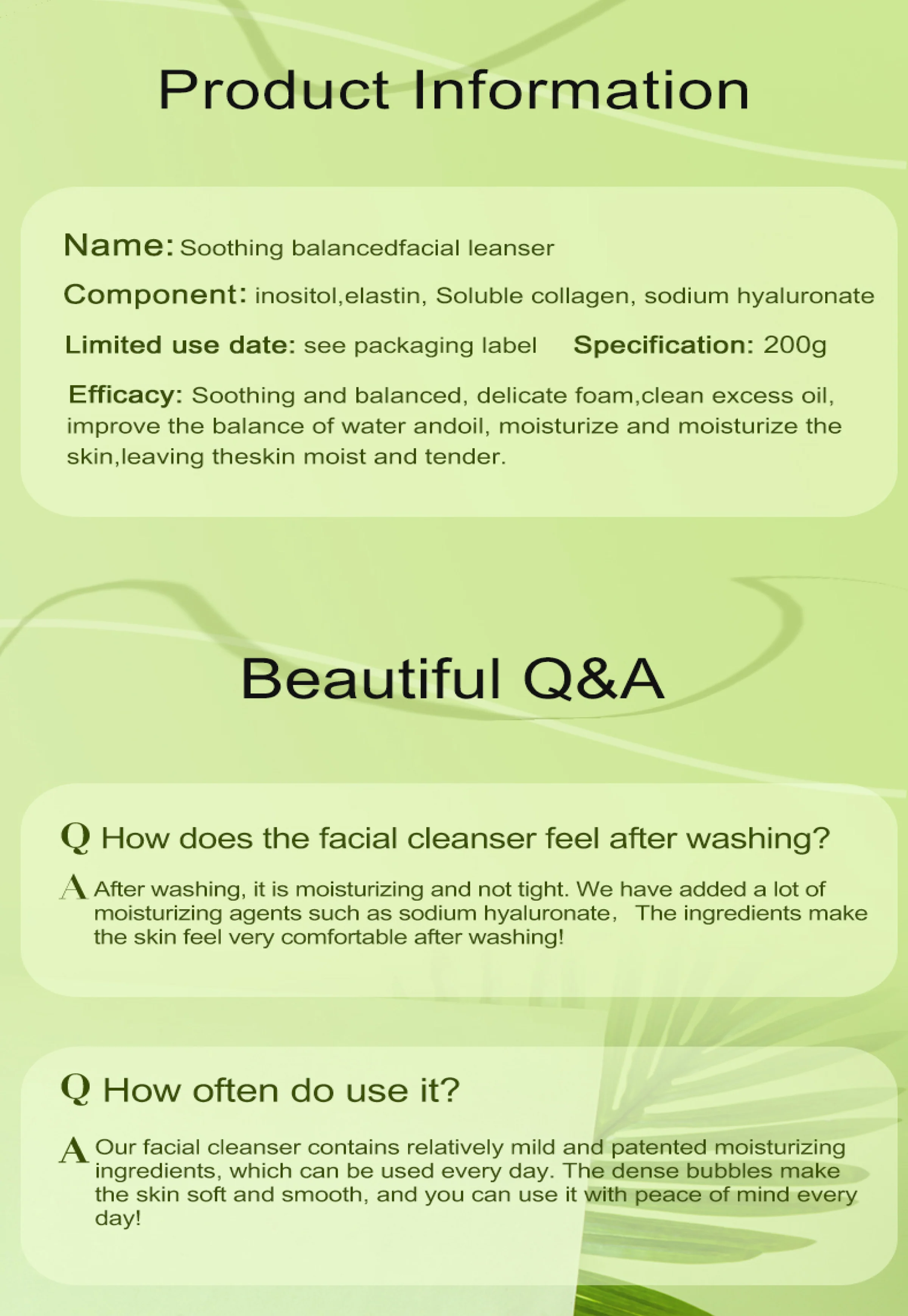 Radiant Glow Facial Cleanser - Image 8