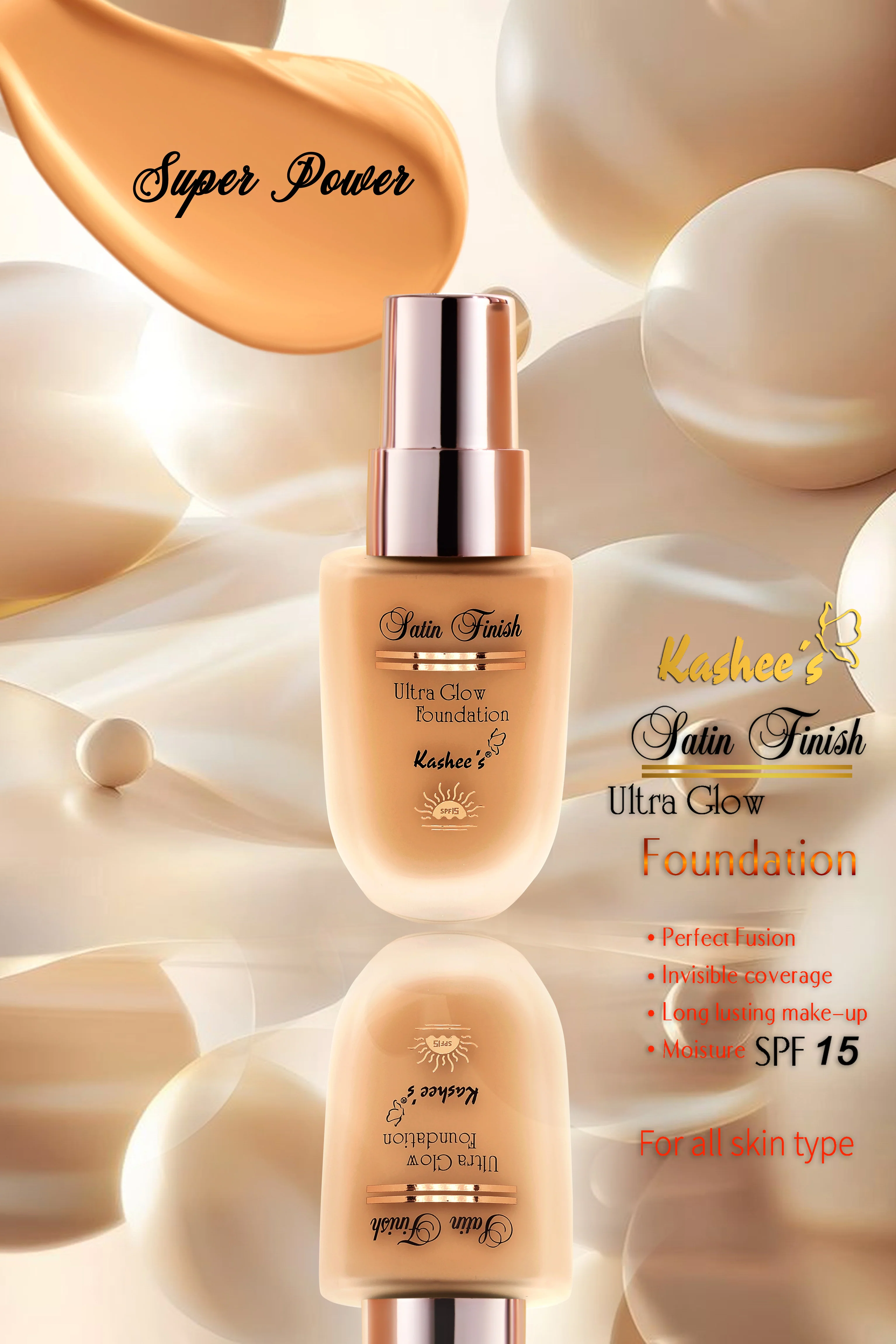 Satin Finish Ultra Glow Foundation - Image 10