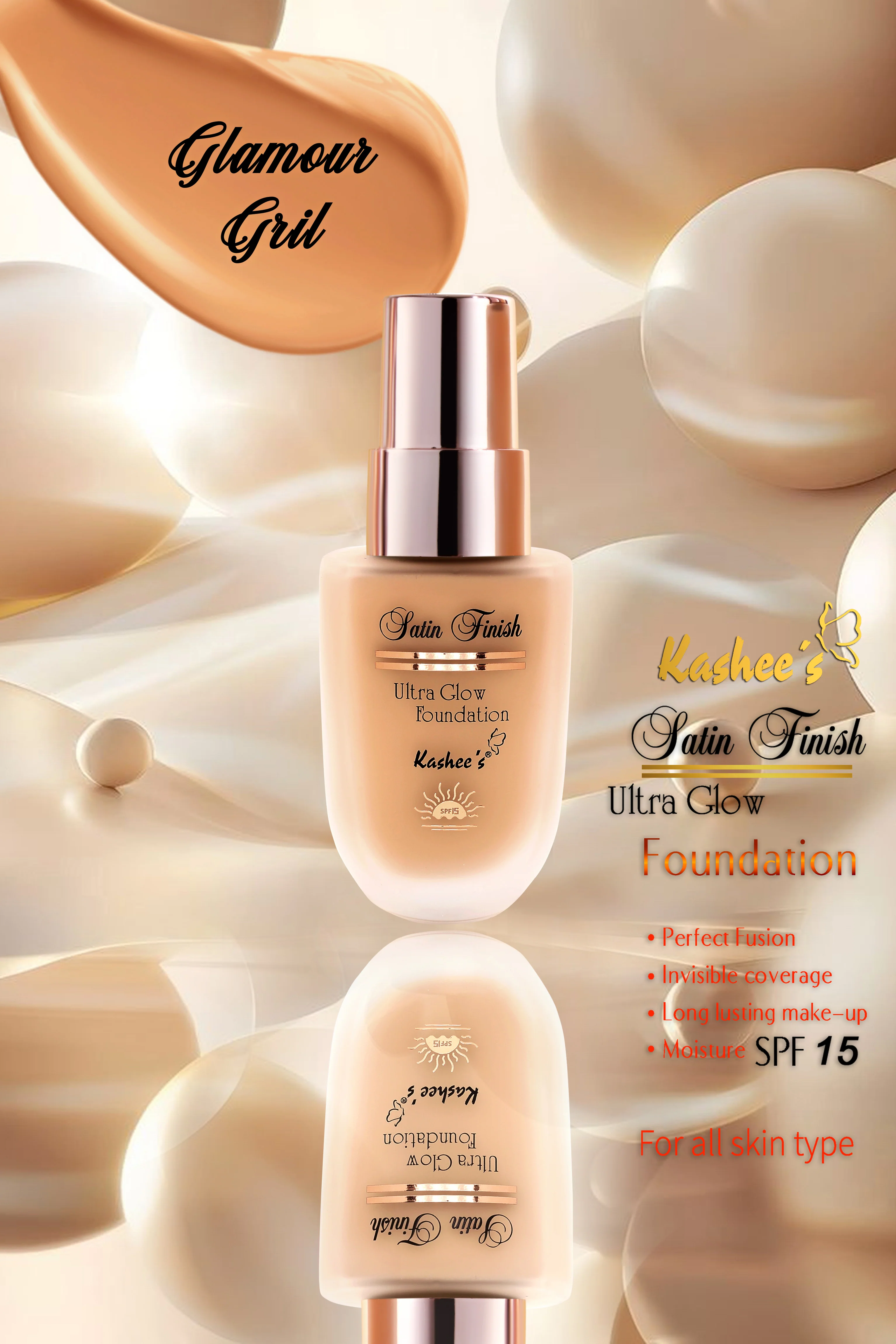 Satin Finish Ultra Glow Foundation - Image 4